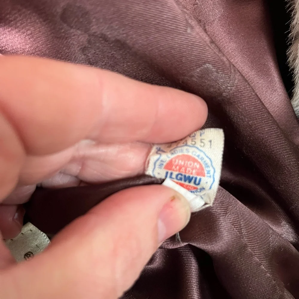 Vintage faux fur and knit jacket by Grandella - Picture 5 of 7